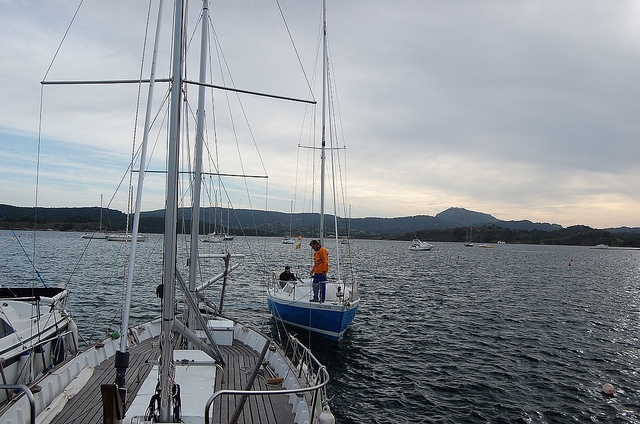 barcos de vela en el mediterraneo